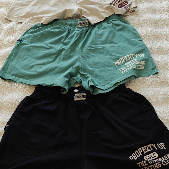 Gymshark Athletic Shorts - Green and Black - Picture 1 of 1